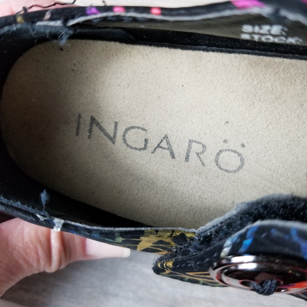 Ingaro Mary Jane Multi-Color Button Clogs - image 6